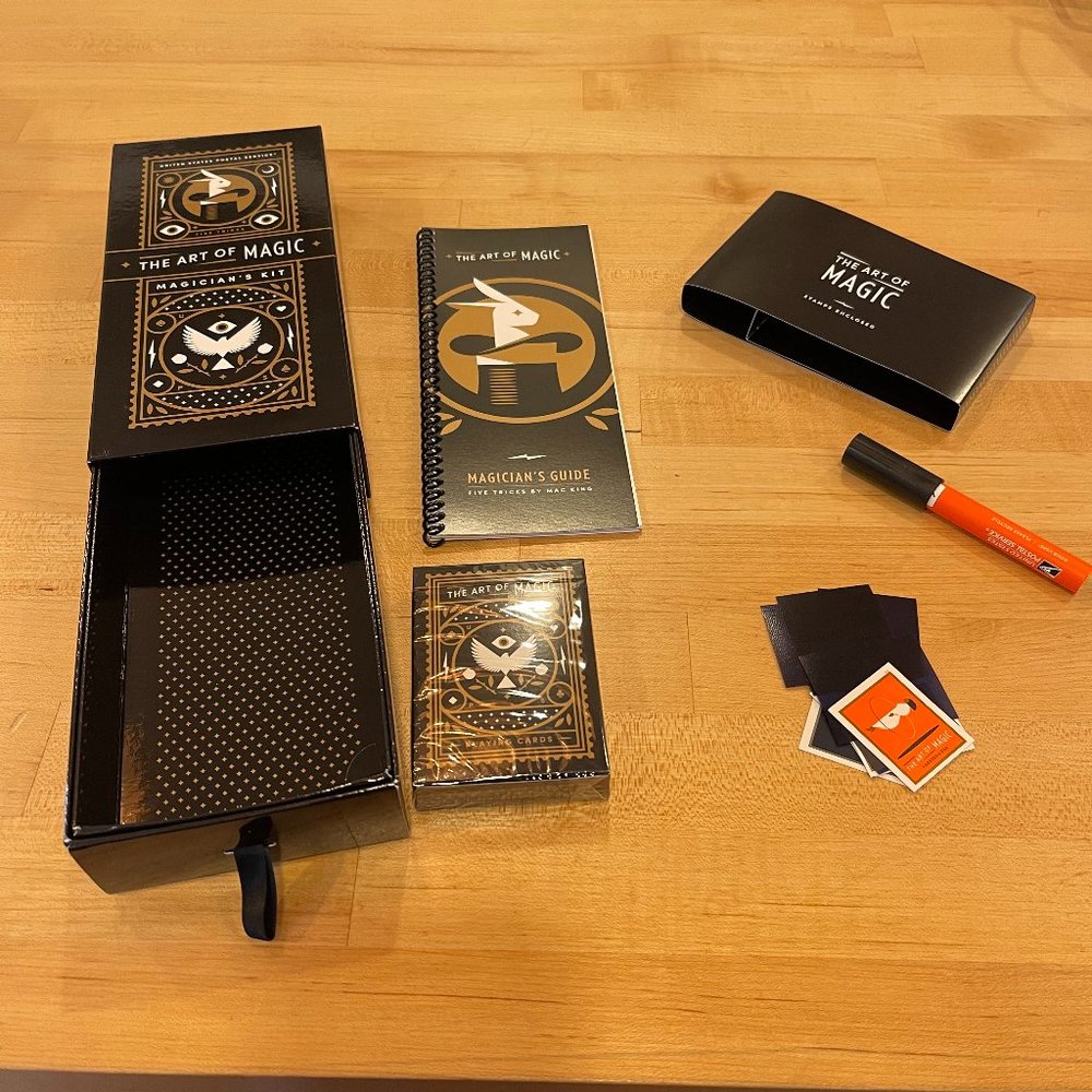 USPS United States Postal Service Magic Playing Cards and More Set - New